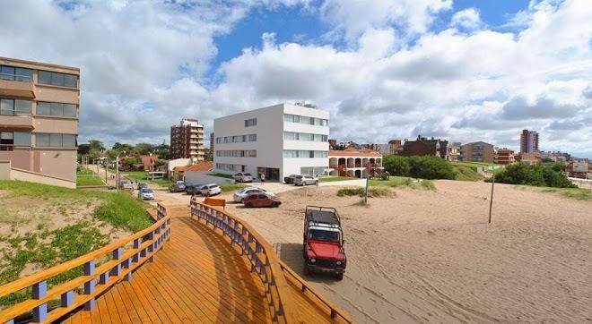 Vista hotel de playa
