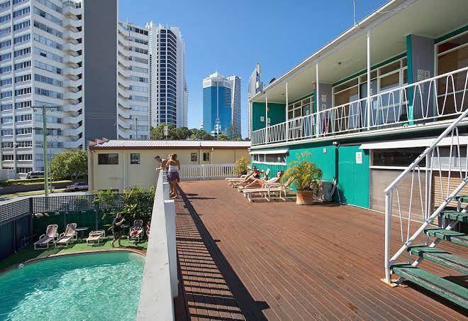 Backpackers in paradise