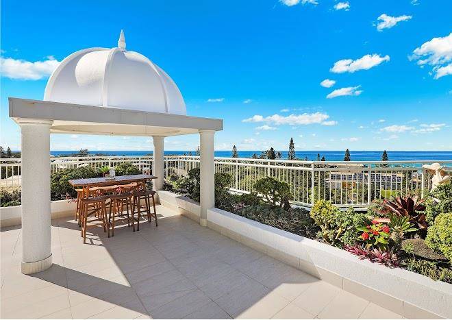 Beachside resort