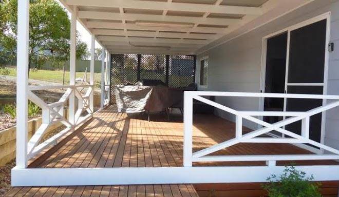 Boat ramp shack