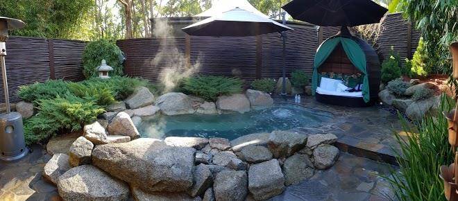 Japanese mountain retreat mineral springs & spa