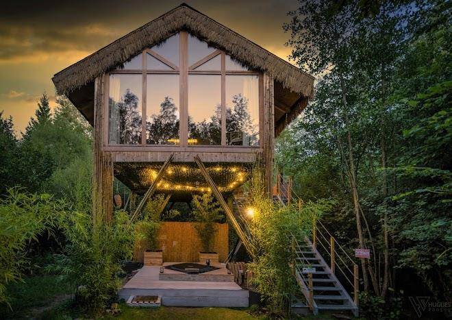 Cabane dans les arbres jaccuzi