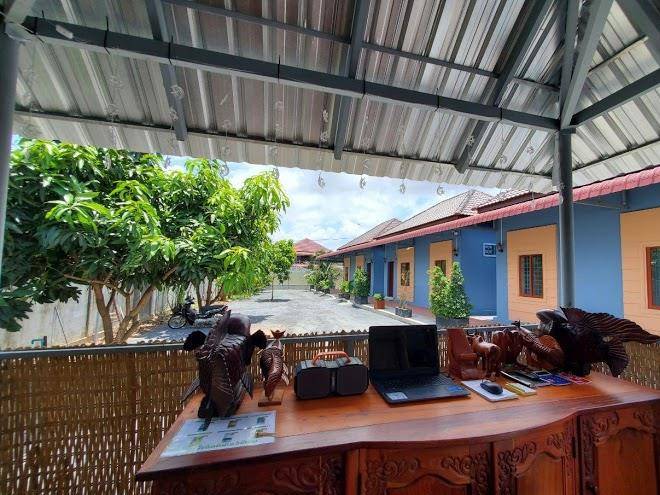 Blue bungalow