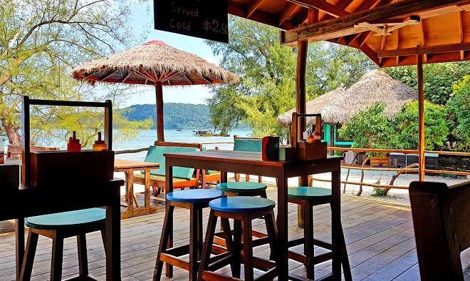 Natural island bungalows