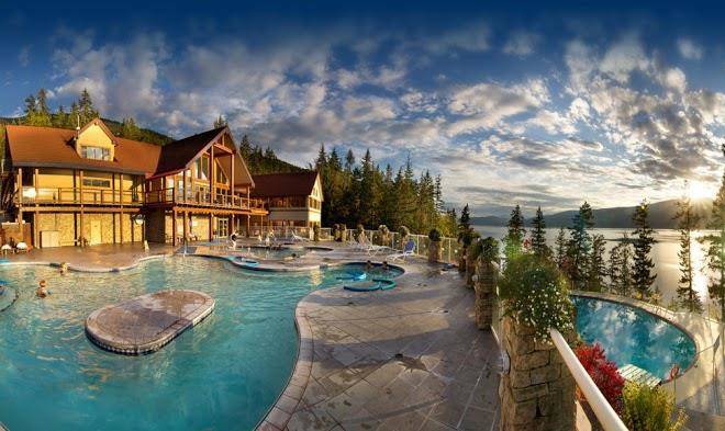 Halcyon hot springs