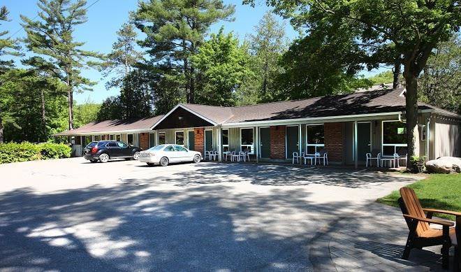 Blue water motel