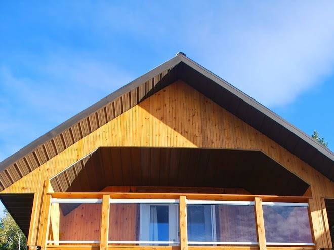 Bayside resort yr round modern waterfront log cabins