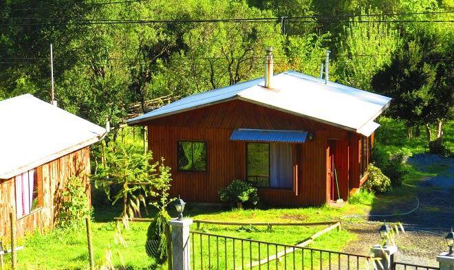 Cabanas las corrientes salto del laja