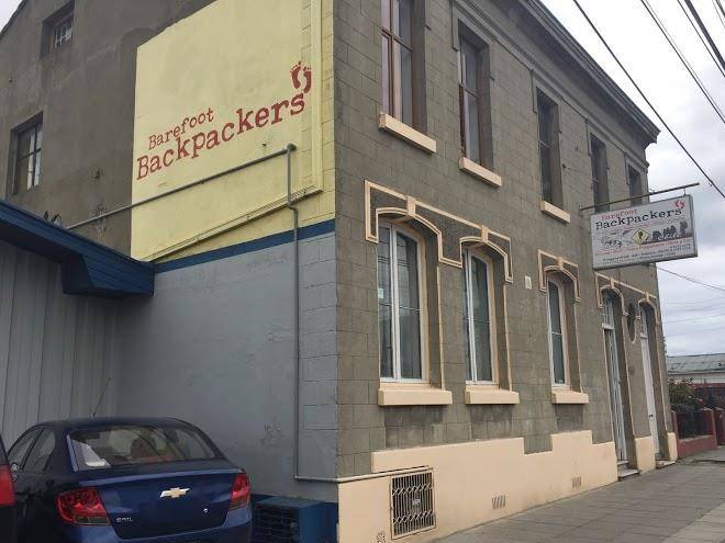 Barefoot backpackers