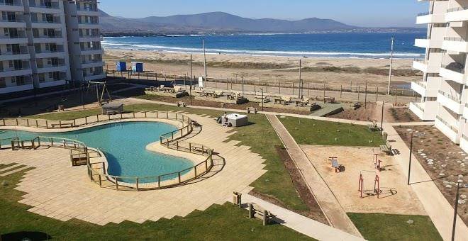 Gran vista en costanera del mar los molles