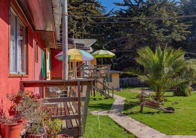 Cabanas jardines de isla negra