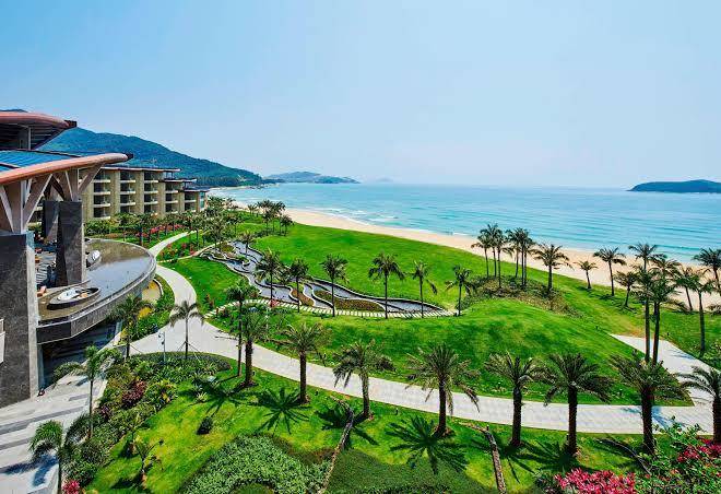 Shimei bay resort area