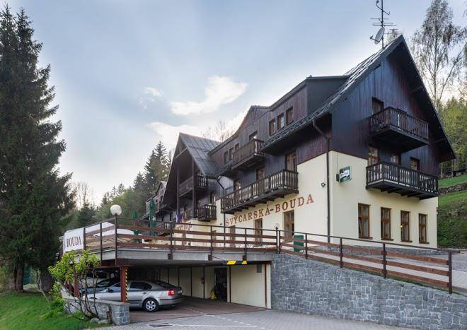 Swiss mountain hut