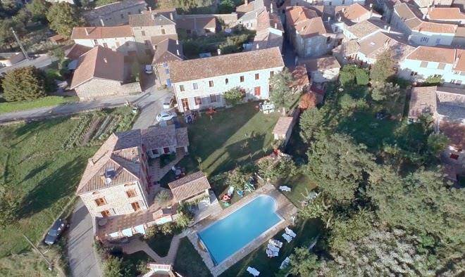 Chambres d'hotes gite propriete 2 maisons en vente