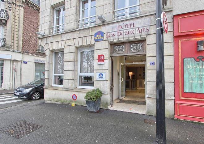 Best western hotel les beaux arts