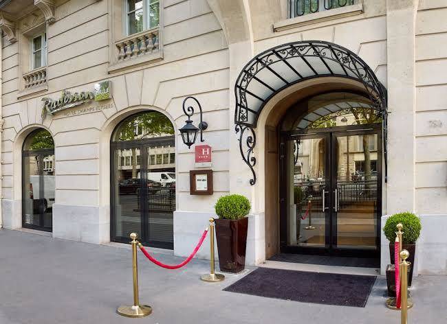 Radisson blu hotel champs elysees paris