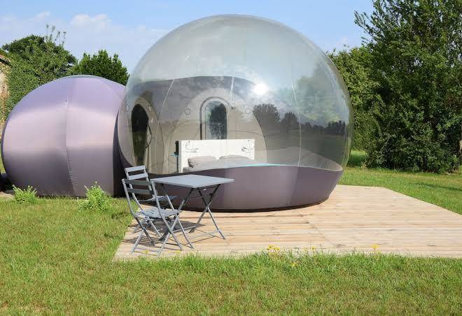 Les bulles d'o nuit insolite en bulle bed and breakfast