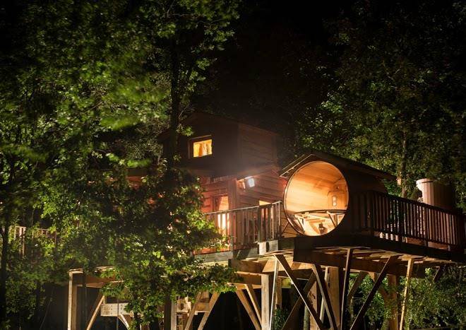 Cabane Du Bois Des Nauzes Cabane & Spa Dans Les Arbres Image