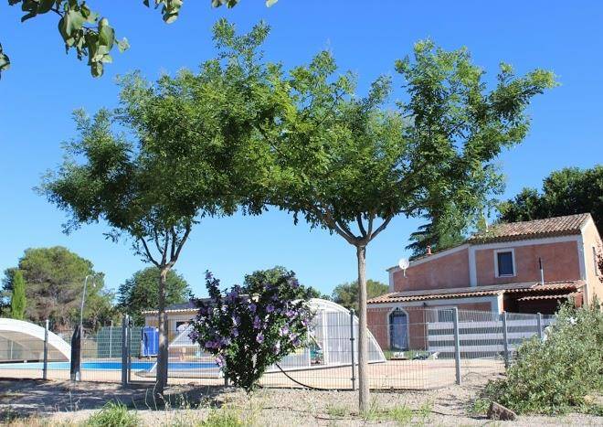 Maison abricot et orange