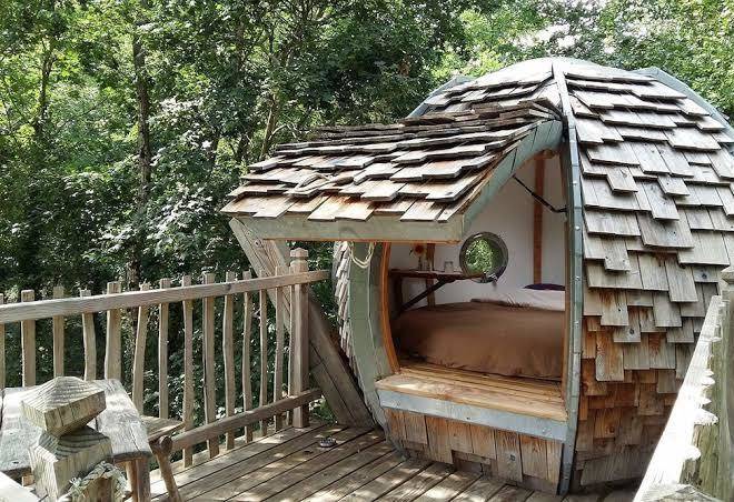 Cabane et spa la colline de bouties