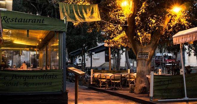 Hotel restaurant au porquerollais
