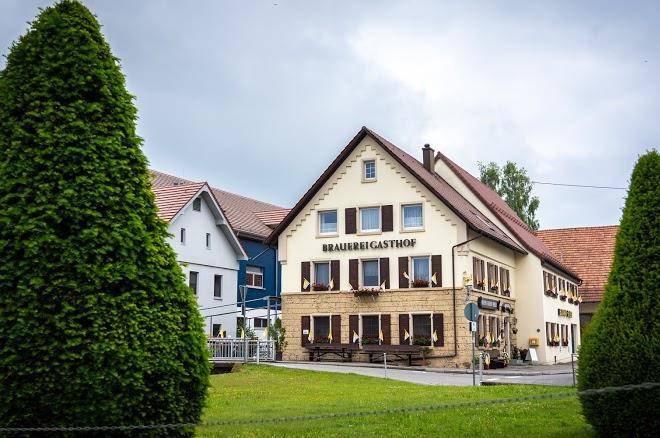 Blank's brauerei mit brauereigasthof