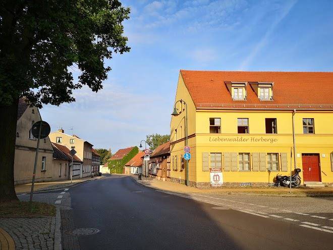 Liebenwalder herberge mit tourist information und hofcafe