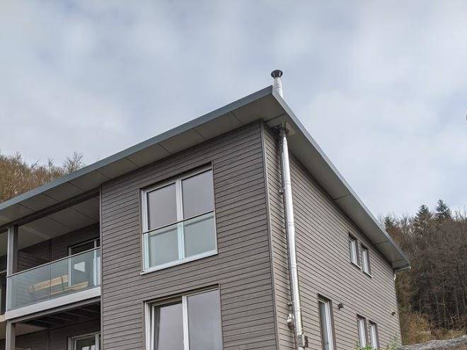 Ferienhaus schieferterrasse