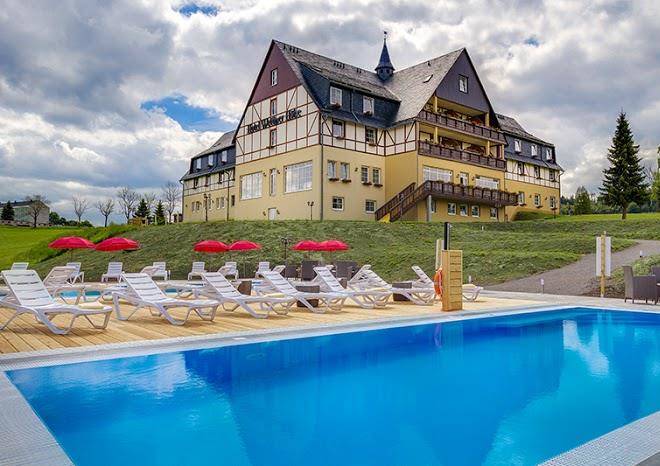 Panorama berghotel wettiner hohe