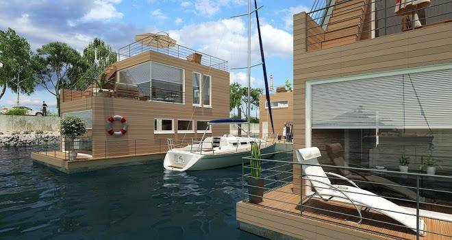 Schwimmendes ferienhaus seebar die ferienhaus agentur