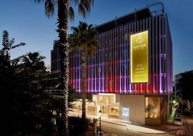 Olive green hotel