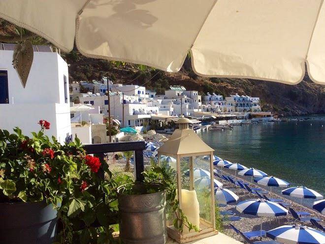 Hotel porto loutro on the beach