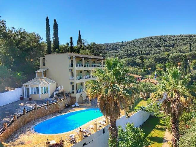 Avra sunset sea view & taverna liapades corfu greece