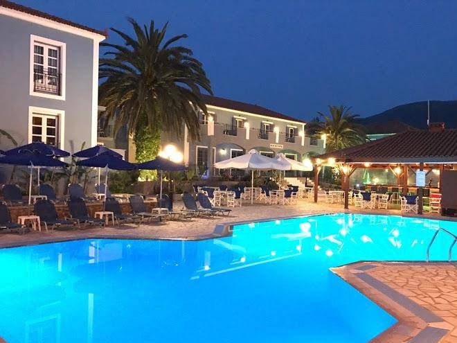 Blue sky hotel petra lesvos greece