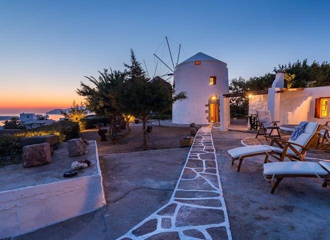 Sunset windmill