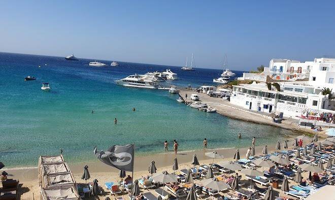 Mykonos kosmoplaz beach resort hotel