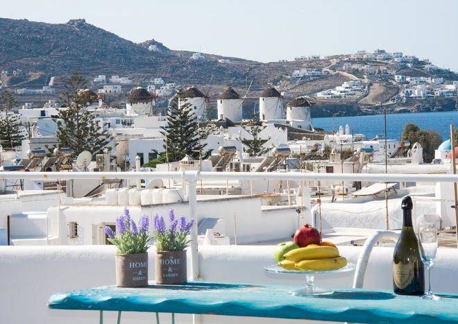 Mykonos panorama with private terrace
