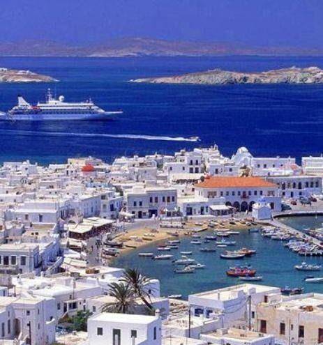 Stelios view mykonos town