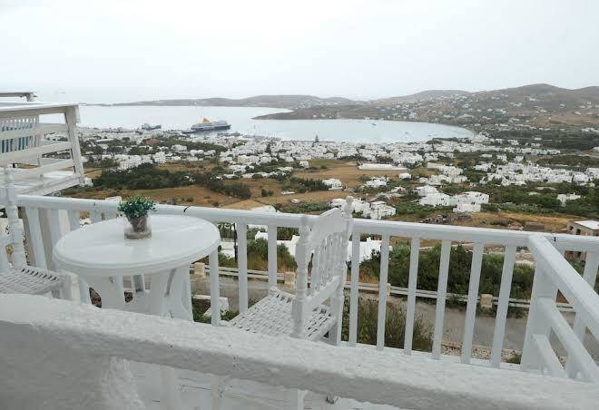 Golden sunset paros