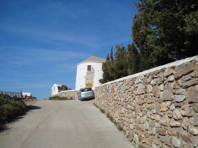 Paros traditional widmill