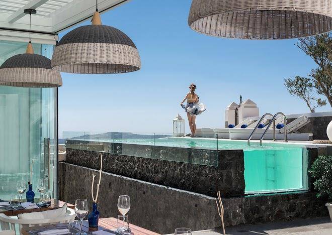 Mythical blue luxury suites