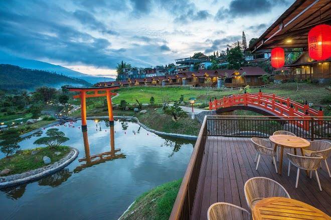 The onsen hot spring resort songgoriti
