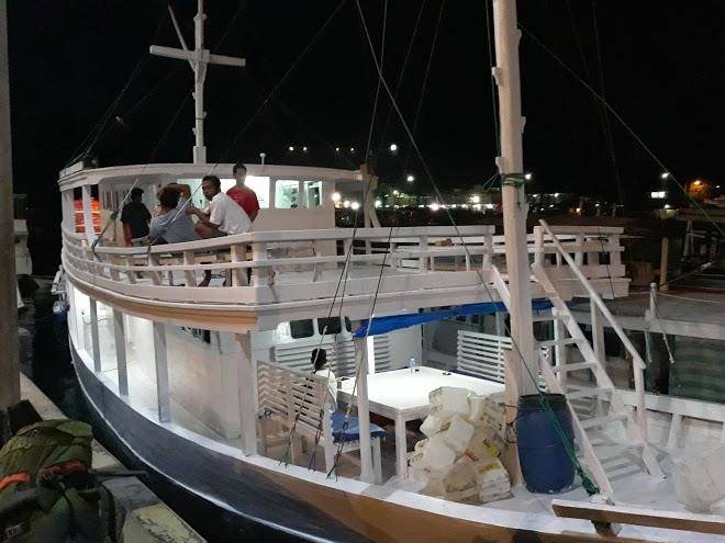 Boat trip to komodo