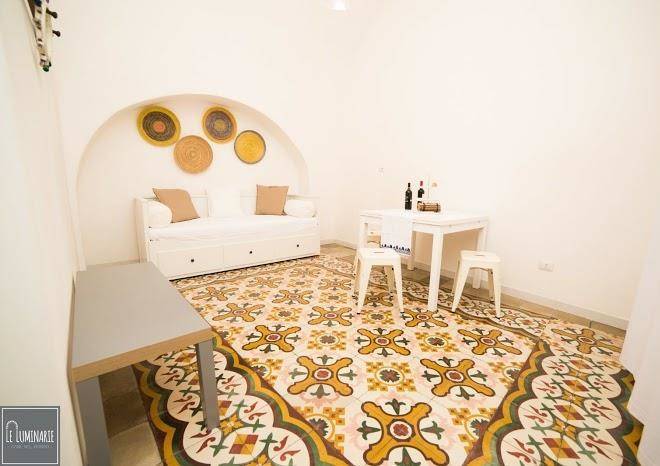 Le luminarie case nel borgo