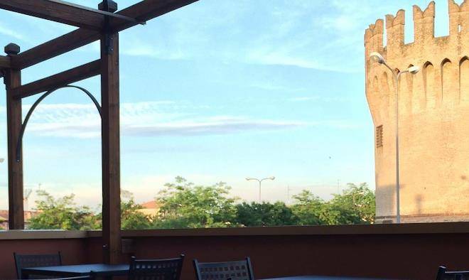 La terrazza dalla rocca