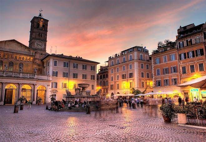 Palazzo baj in trastevere