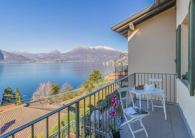 Il tramonto sul lago