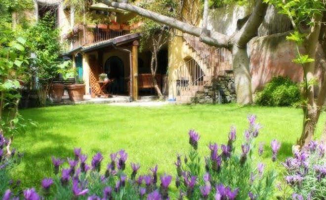 Inn the garden