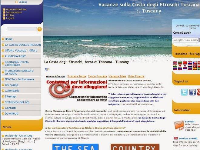 Costa etrusca on line