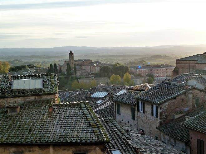 Castelvecchio on top of the oldest roofs